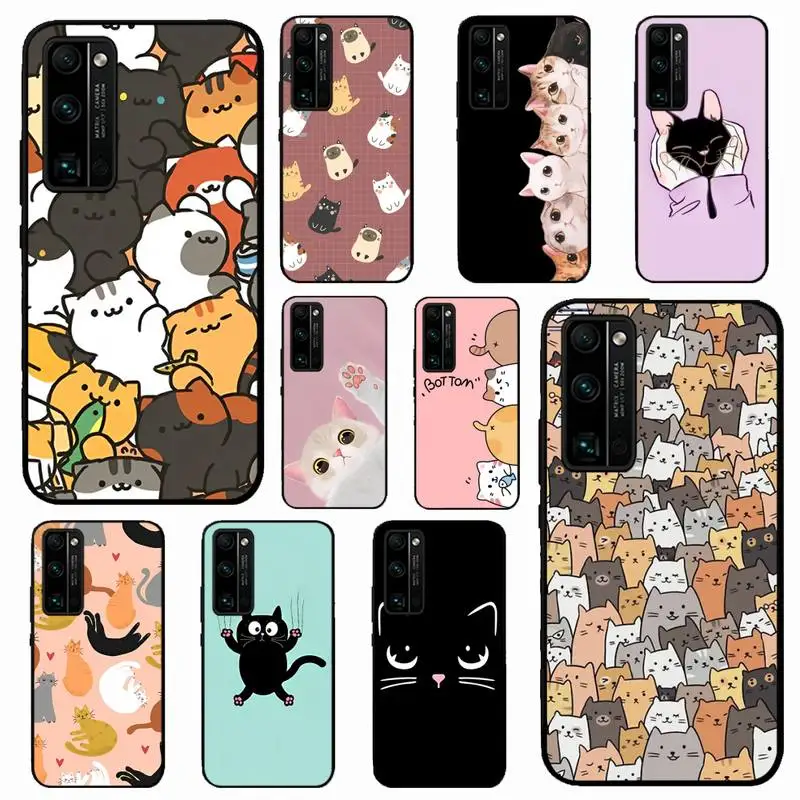 

Cat Cute Kitten Catling Phone Case for Huawei Honor 10 i 8X C 5A 20 9 10 30 lite pro Voew 10 20 V30