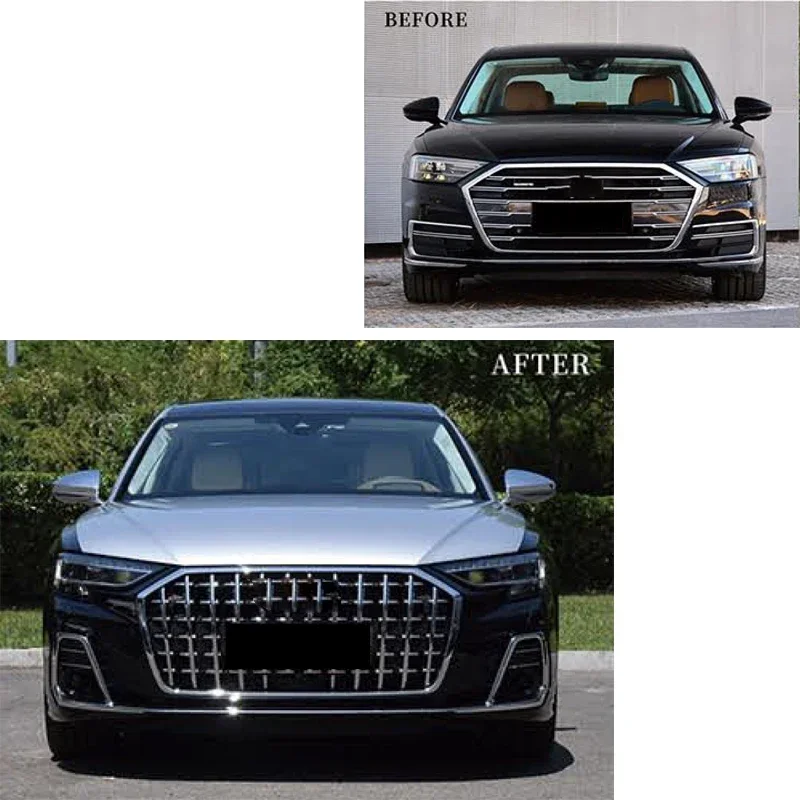 Для Audi A8 D5 2018-22 обновленный D5PA HORCH обвес комплект фар автомобильного бампера