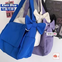 female bag shoppers bow tie fashion zipper handbags shoulder waterproof large capacity tote bags 2022 womens brand crossbody