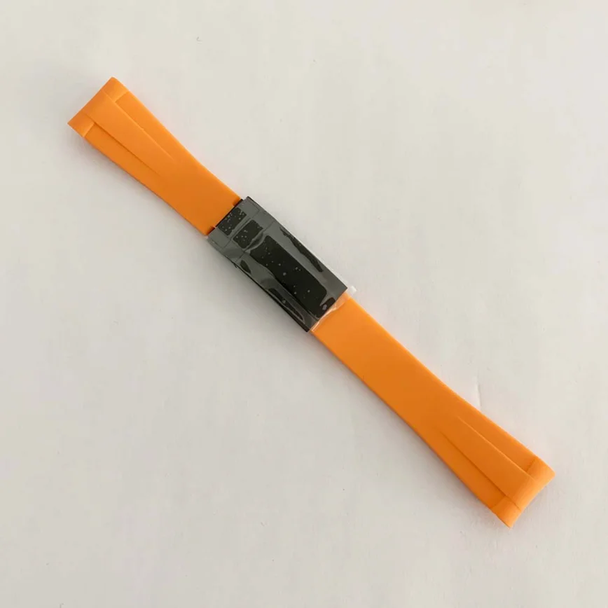 

Watch Case Accessories Rubber Strap 20MM * 18MM Yellow Black Blue Green Watch Strap