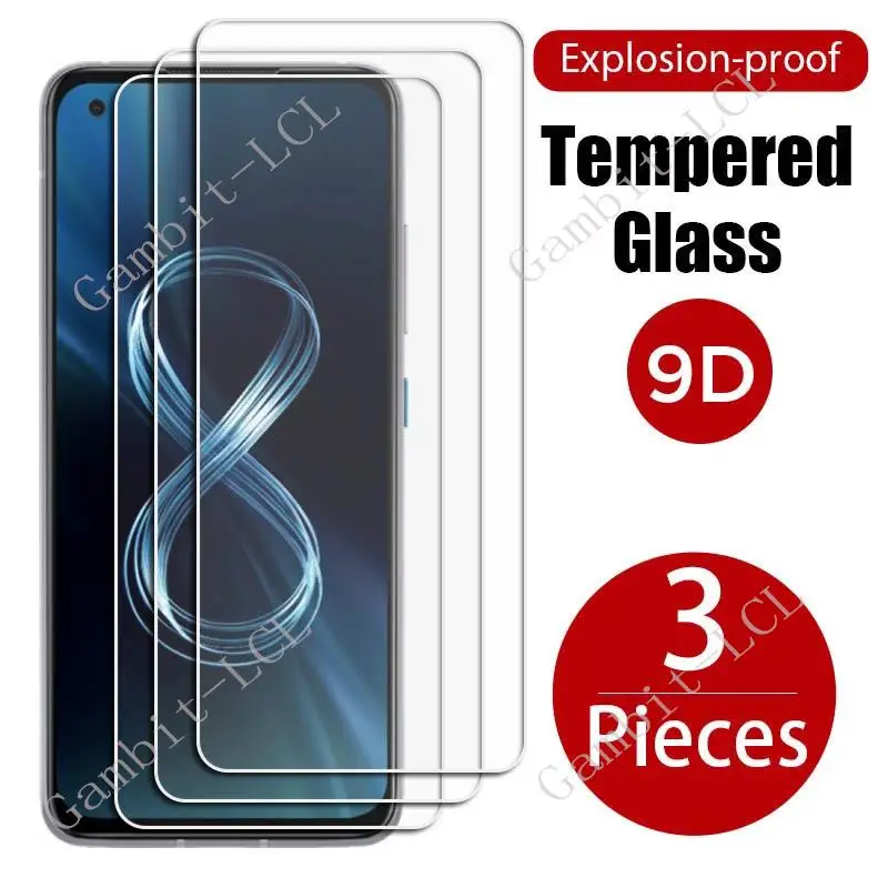 

Закаленное защитное стекло для ASUS Zenfone 8, 3 шт., защитная пленка для экрана Zenfone8 8Z ZS590KS, I006D 5,9 дюйма