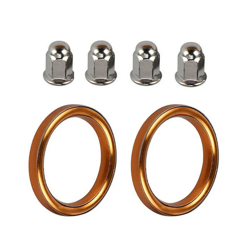 

Durable New Useful Exhaust Gaskets Accessries 18291-216-000 For Honda CB500/550 VF500/700/750 M6 Acorn Nuts Parts