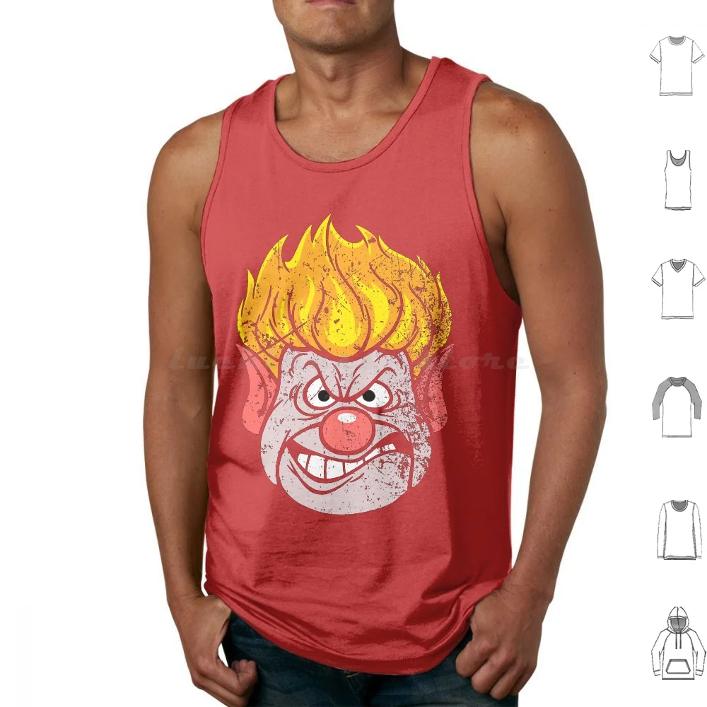 

Burn! Tank Tops Print Cotton Burn Hot Summer Heat Miser Phil Postma Factory