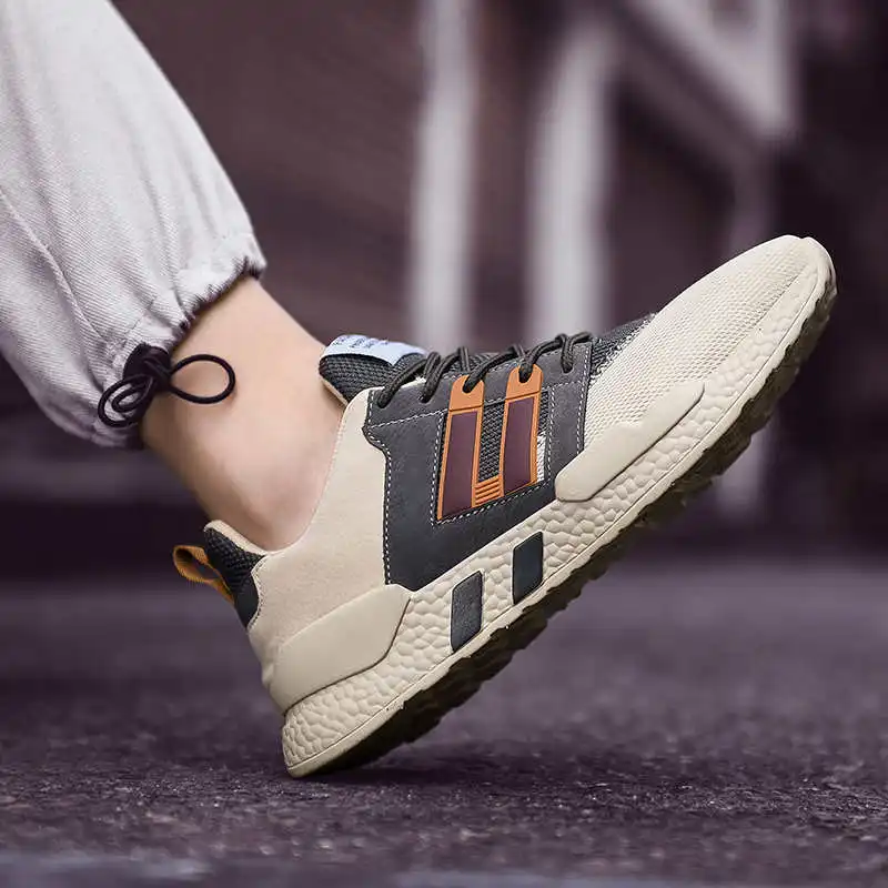 

Мужские кроссовки для бега и тенниса, без кожи