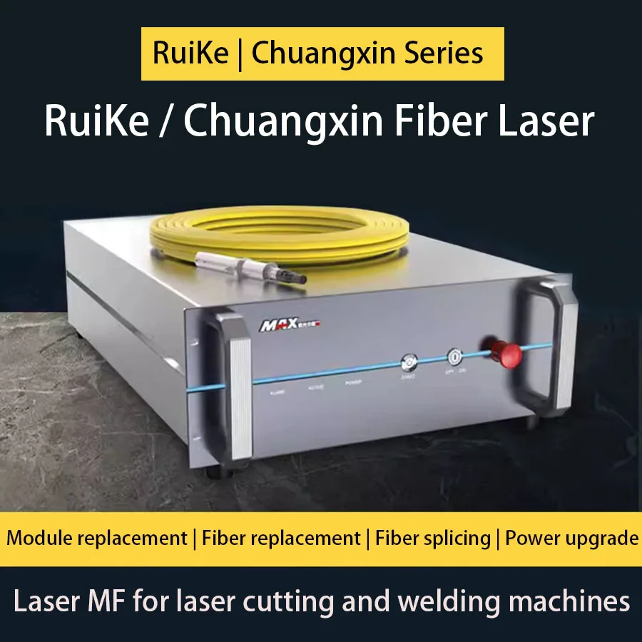 Лазер MAX Chuangxin / Raycus RuiKe Laser 1500 Вт 2000 3000 6000 Станок для лазерной резки волокна