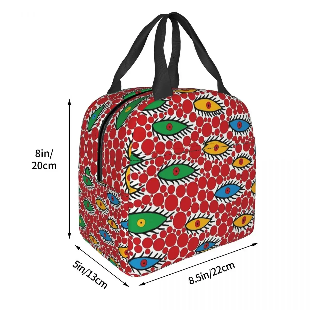 Yayoi Kusama летающие глаза сумка для ланча женщин абстрактное искусство