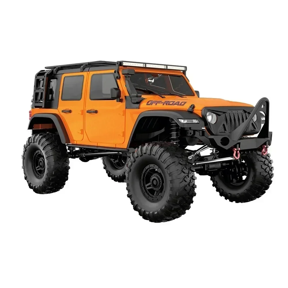 Фото Новый Huangbo 1:10 R1011-r1014 Wrangler, полноразмерная модель автомобиля с дистанционным управлением, высокоскоростной внедорожный игрушечный автомобиль для скалолазания, обновление Hb №3