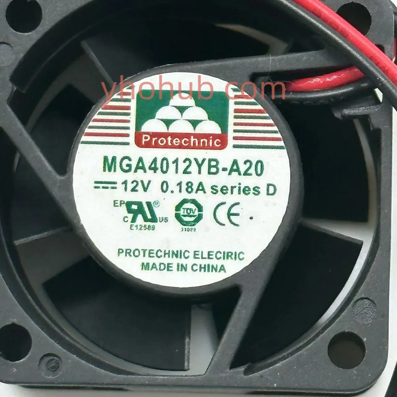 MAGIC MGA4012YB-A20 DC 12 В 0 18 А 2-проводной 40x40x20 мм Вентилятор охлаждения сервера