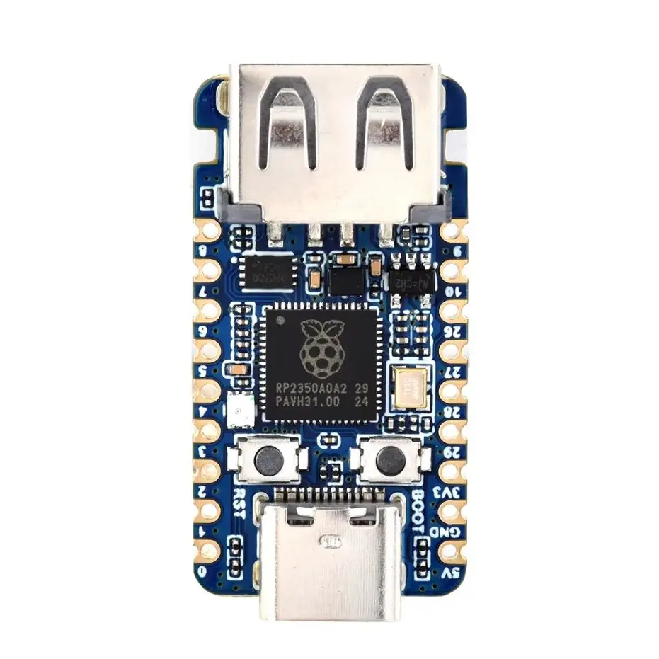 Фото Плата разработки Pi Pico 2 RP2350 USB A/Zero с встроенным портом расширения Type-A/C, совместимая с протоколами 2.0/1.1 №1