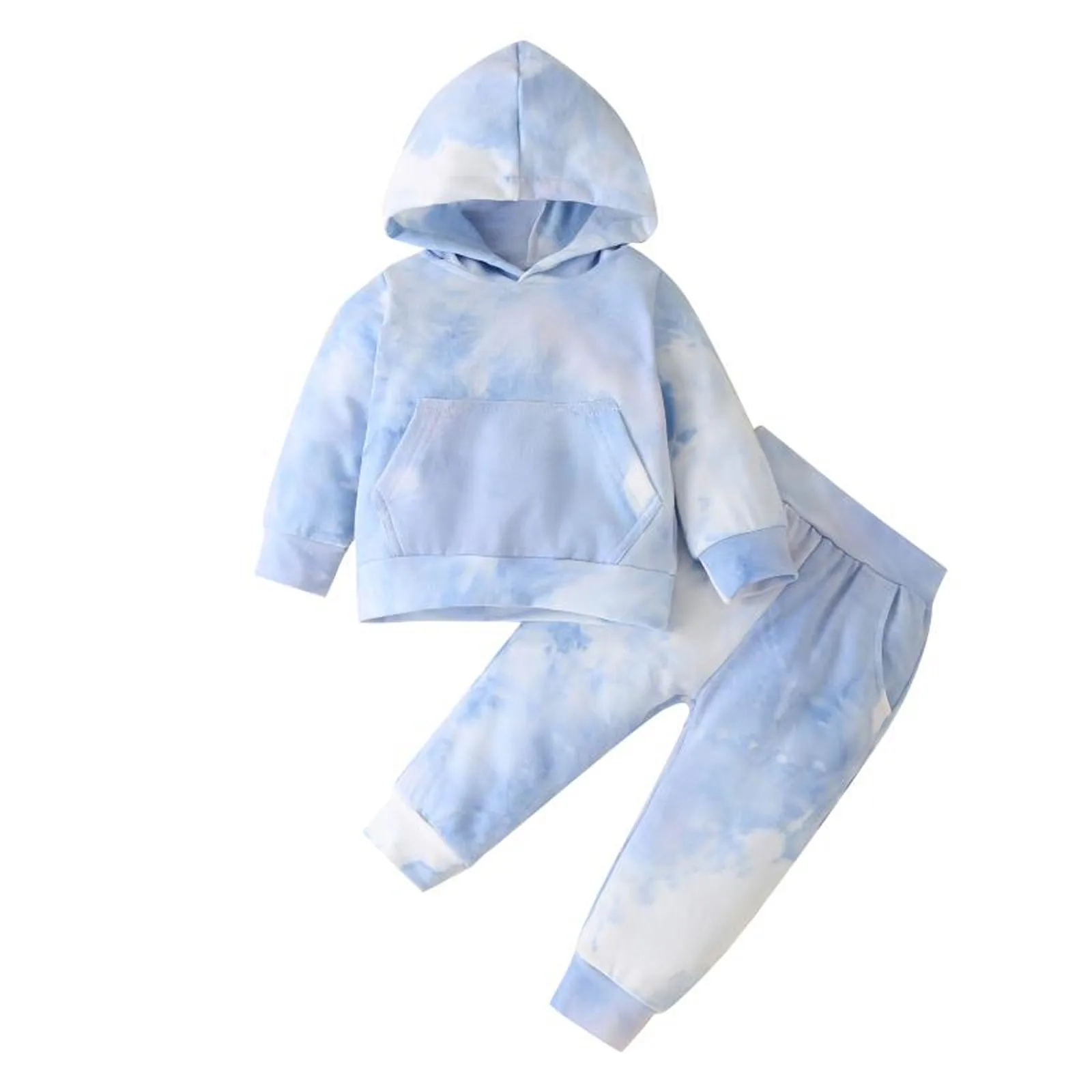 

Winter Autumn Pullover Trousers Girls Set Sleeve Long Dyed Baby And Top Boys Tie Girls Outfits&Set Sleepwear for Girls Size