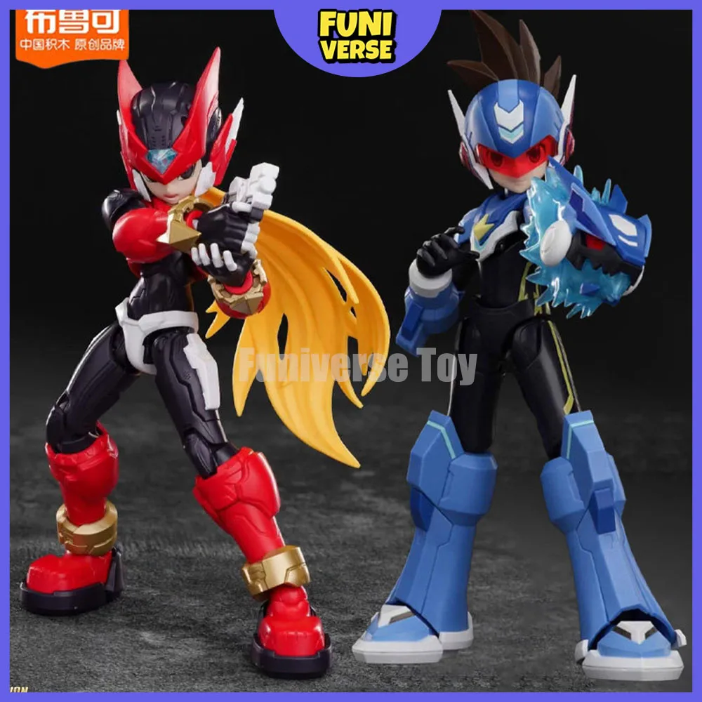 Фото Новые оригинальные модели Blokees Mega Man Champion Class - Mega Man Zero и Shooting Star Mega Man, наборы фигурок, игрушка-украшение, подарок. №1