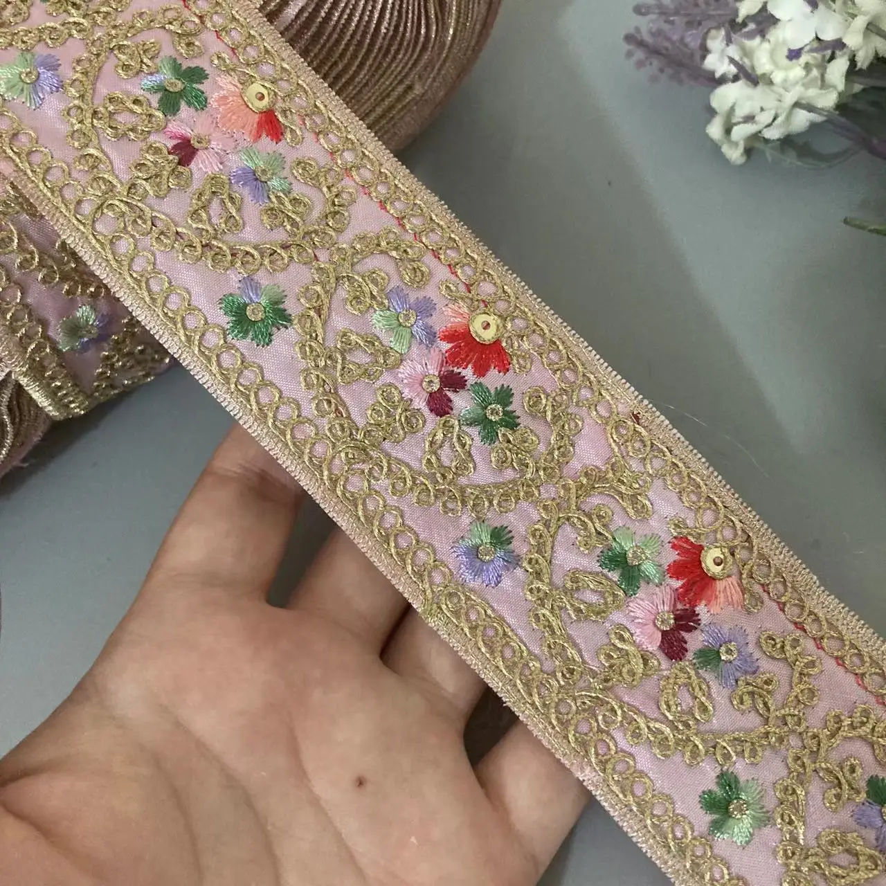 Винтажная этническая лента YUMMY 5см