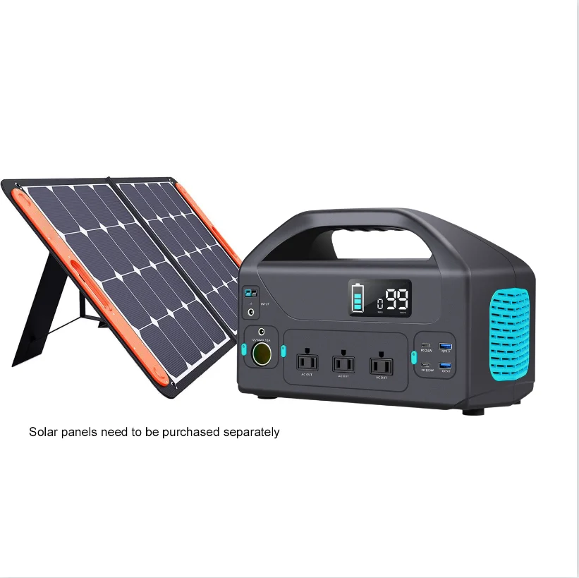

1000-Watt Portable Power Station with Lithium-Ion Battery, Battery Generator for Outdoor, Camping, Solar Charging
