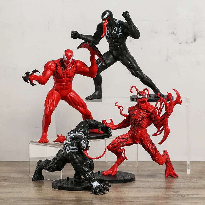 

4pcs/set Marvel Venom Carnage Collectible Figure Model Toys