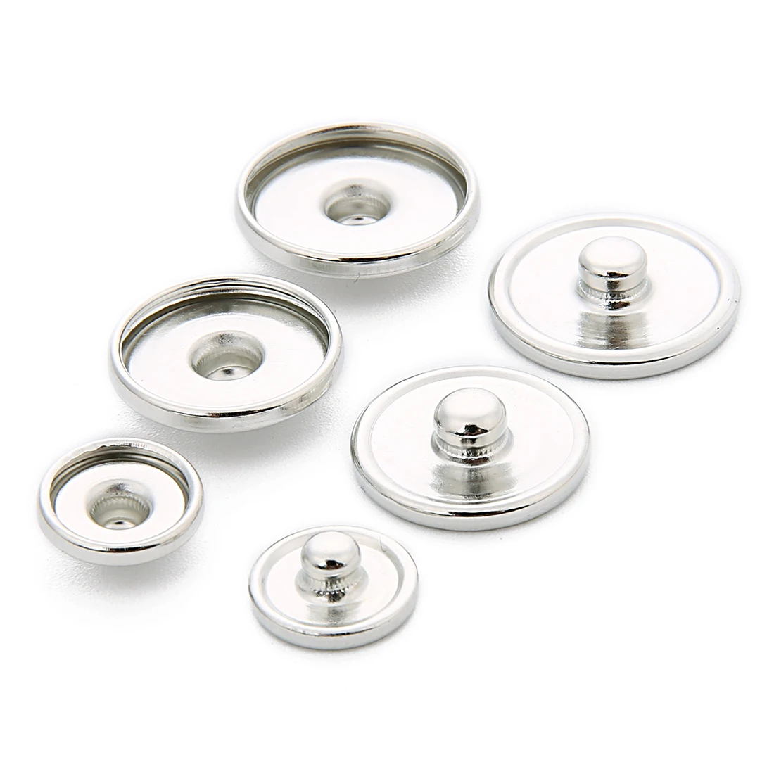 20 шт./упаковка круглые поддоны для украшения одежды 10-16 мм