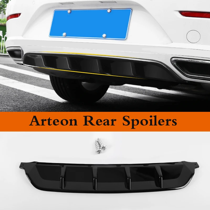 Для Vw Arteon задний спойлер 2017 2018 2019 2020 комплект корпуса блеск черный бампер для губ