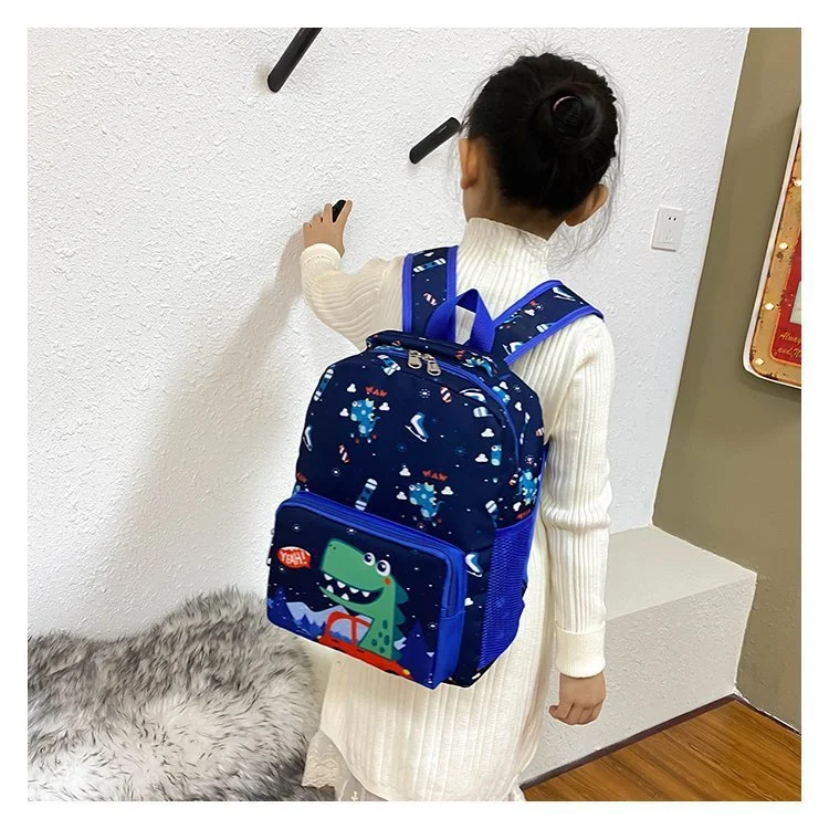 High-capacity Cute Cartoon Dinosaur Girls Boys Kindergarten School Bags New Children Nylon Lightweight Backpacks Drop Shipping