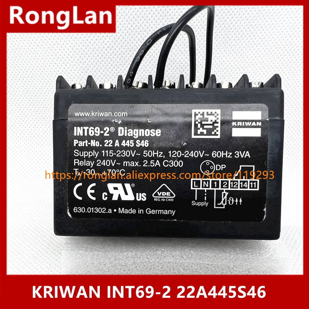 

[SA] Германия KRIWAN INT69-2 22A 445 S46 защитный модуль электродвигателя