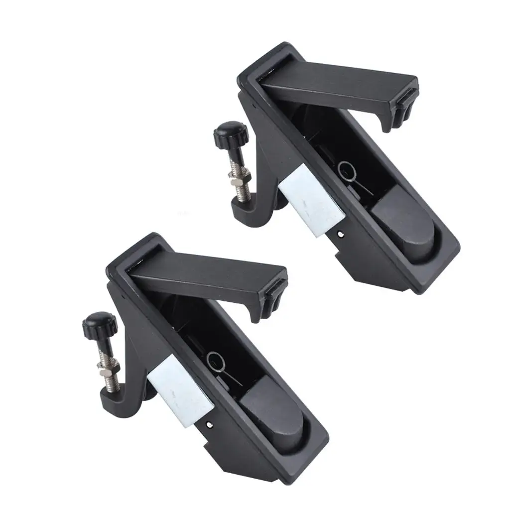 

2PCS Sandblasting Zinc Alloy Adjustable Lever Hand Operated Compression Latch Trailer RV Industrial Accessories