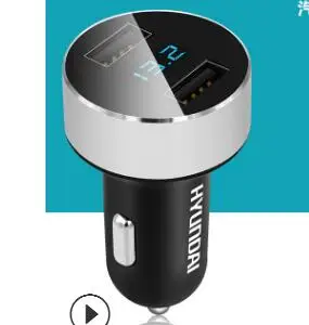 

3.1A High-Speed Dual Ports USB Car Charger With Display Screen For Phone/Tablet PC/GPS DC 12-24V 3.1A 3.1A 3.1A 3.1A