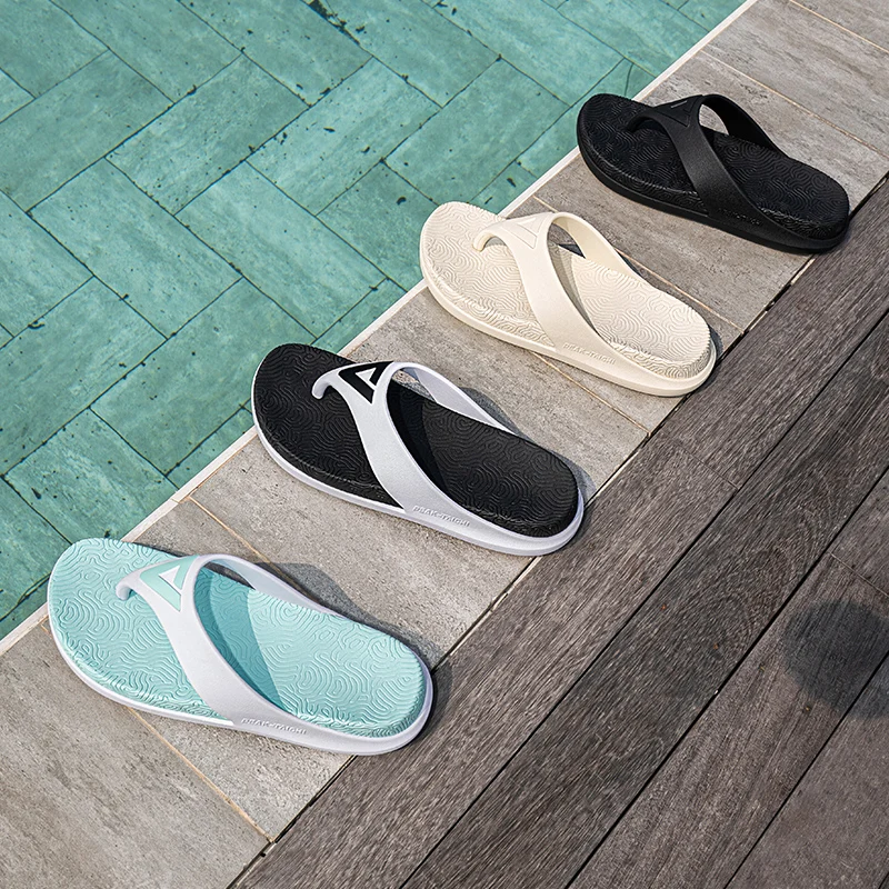 PEAK TAICHI Flip Flops Men Sandals Casual Slippers Comfortable Soft Summer Beach Home Fashion Sport Hot Sell Men Shoes ET22107L