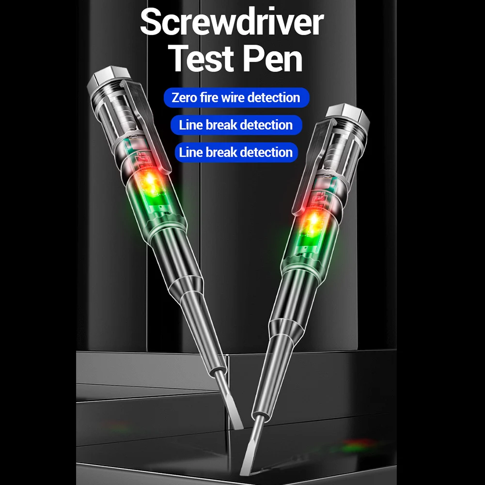 

Intelligent Voltage Tester Pen AC Non-contact Induction Test Pencil Digital Power Detector Electrical Screwdriver Indicator