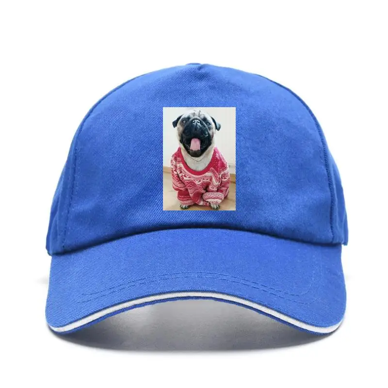 

New cap hat Pug Chrita Juper Funny Novety en Woen Uniex Top T Baseball Cap