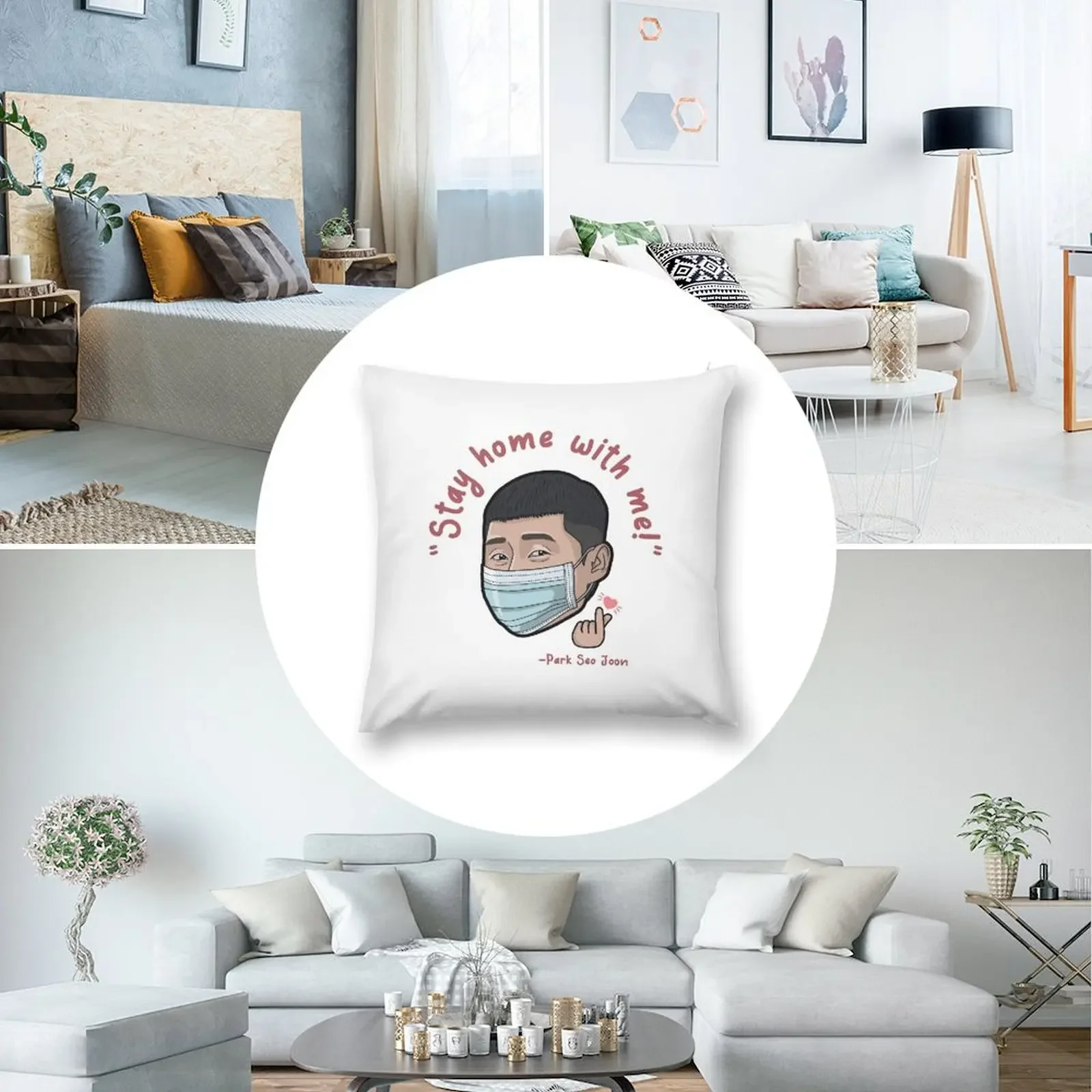 PARK SEO JOON Oppa (Quarantine Edition) Декоративная подушка Роскошные диванные подушки Диванные