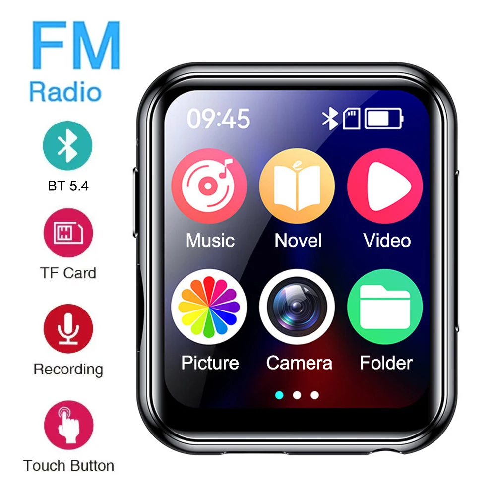 Mp3-плеер RUIZU M4 с Bluetooth плеер высоким разрешением Полноразмерным сенсорным экраном
