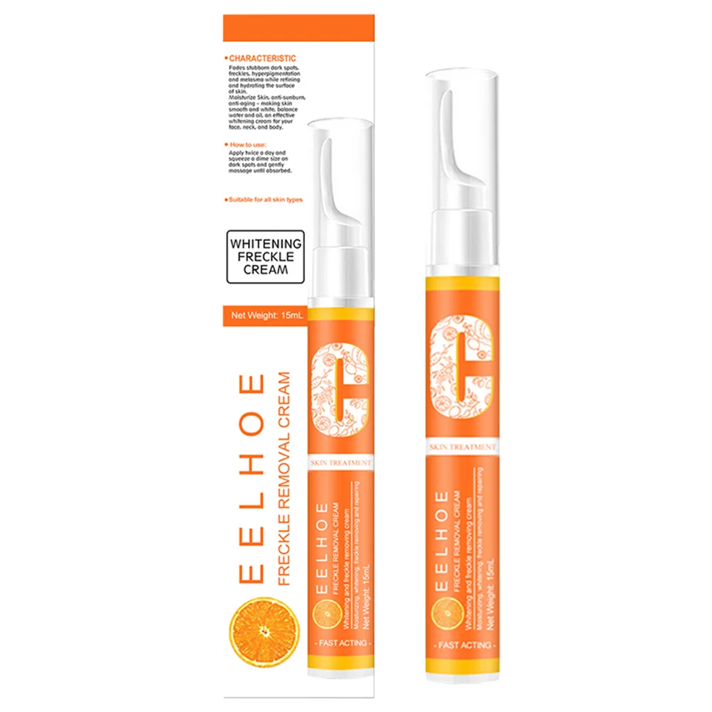 

2Pcs Freckle Cream Freckle Remove Cream Whiten Cream Moisturizing Cream (Orange)