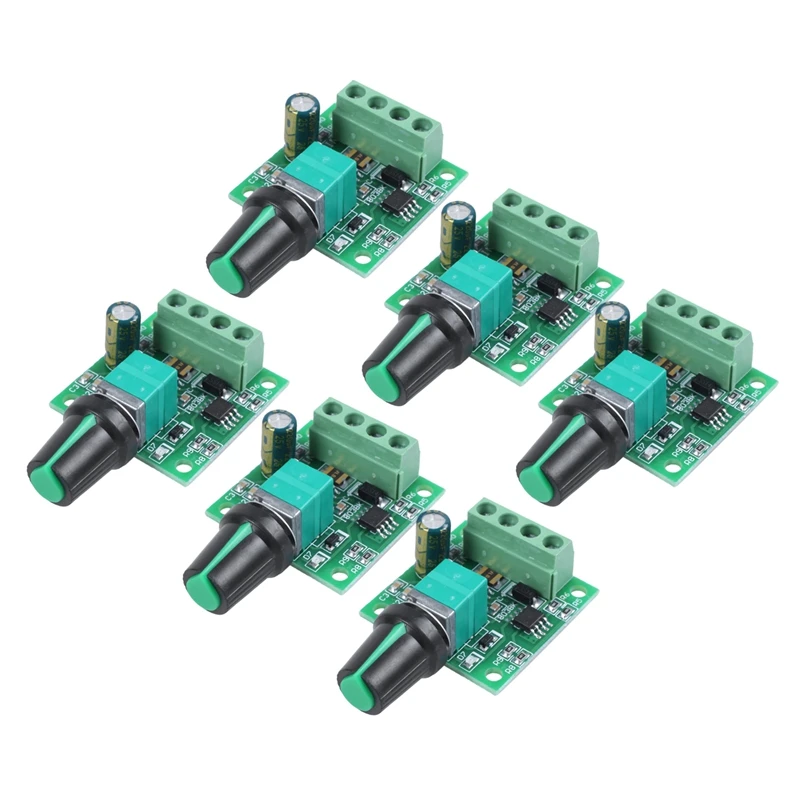 

Promotion! 6X 1.8V 3V 5V 6V 7.2V 12V 2A 30W DC Motor Speed Controller (PWM) 1803BK Adjustable Driver Switch