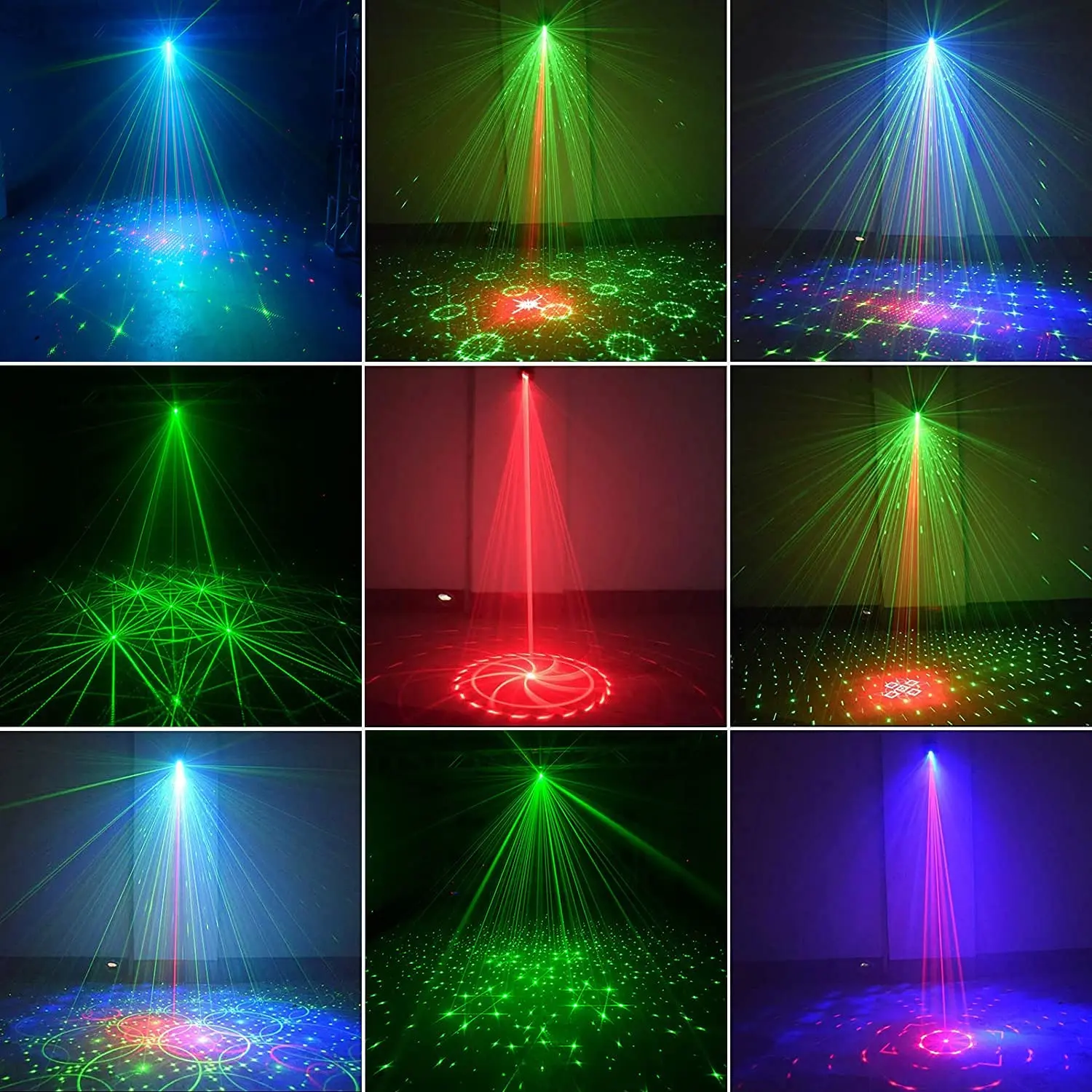Mini RGB Laser Projector Light Party Club Lamp USB Rechargeable DJ LED Stage Disco Red Blue Green Wedding Birthday |