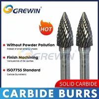 1pcs 6x18mm tungsten carbide burrs carving bit double cutter for rotary burring set file grinder cutter bits abcdefg