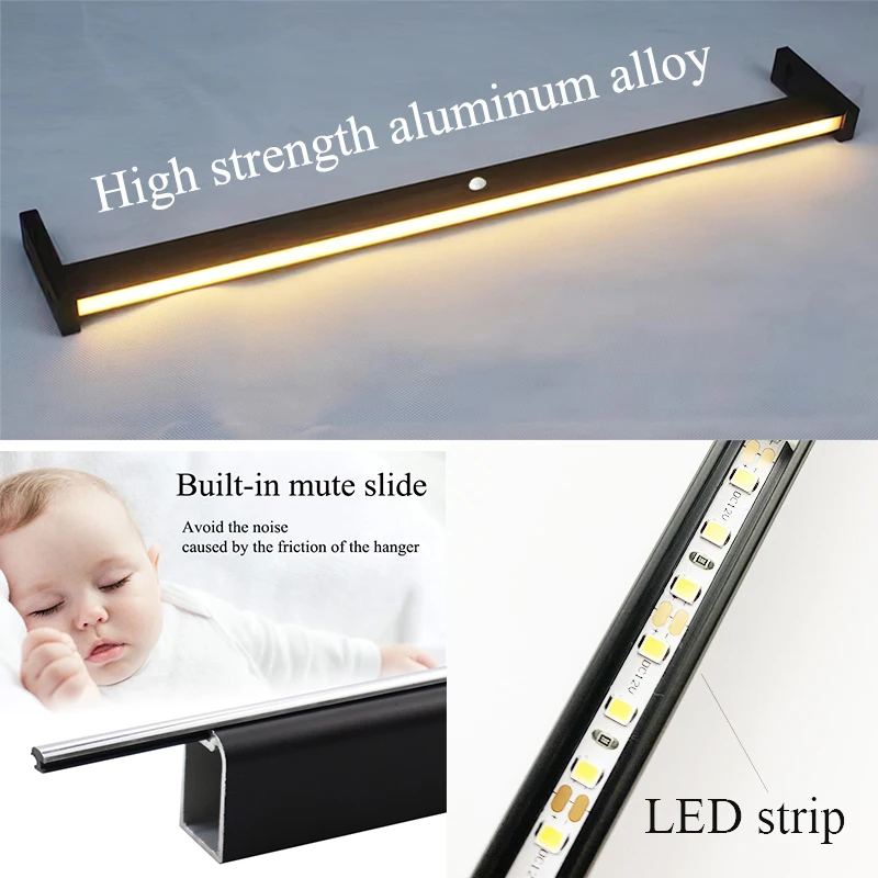 Умный светодиодный светильник для гардероба высокопрочный инфракрасный