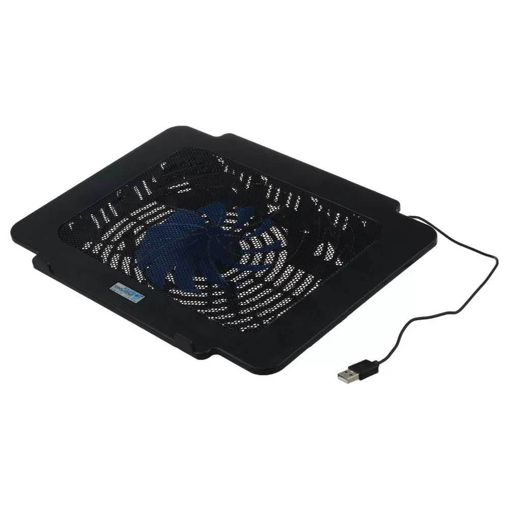 

USB Super Ultra Thin Fan Laptop Cooling Pad Notebook Radiator - black