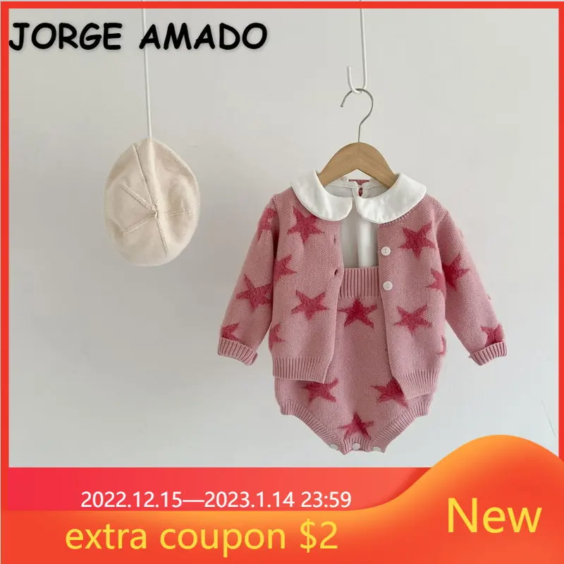 

Женское боди с длинным рукавом, розовое боди с длинным рукавом и пятиконечной звездой, свитер с круглым вырезом, одежда для сестры двойной, ...