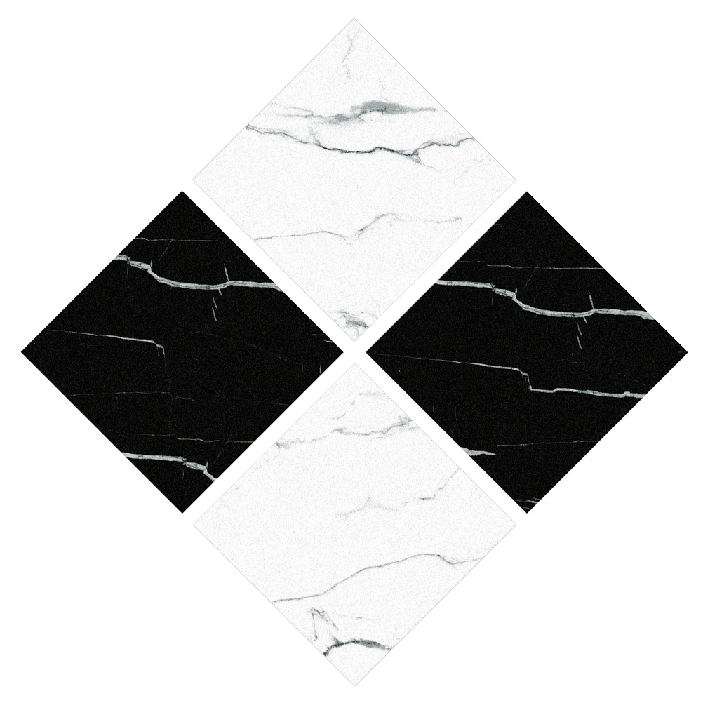 

4pcs Self-adhesive Kitchen Tile Sticker Bathroom Peel and Stick Tiles Wall Decorative Marble Sticker