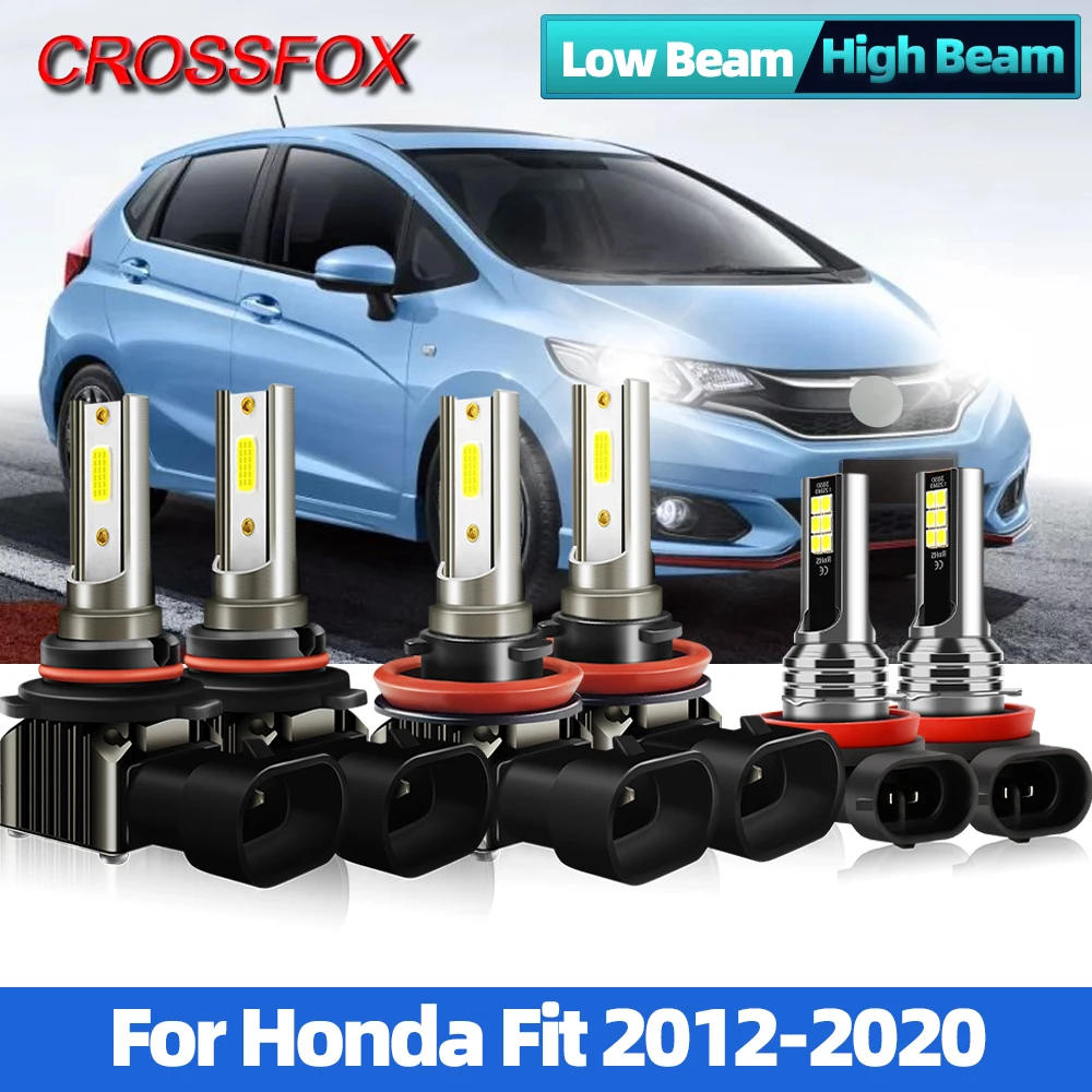 

12000LM 6000K 12V H4 H11 LED Car Headlight Bulbs CSP Chip Auto LED Headlamps Bulbs Auto Fog Lights For Honda Fit 2012-2020