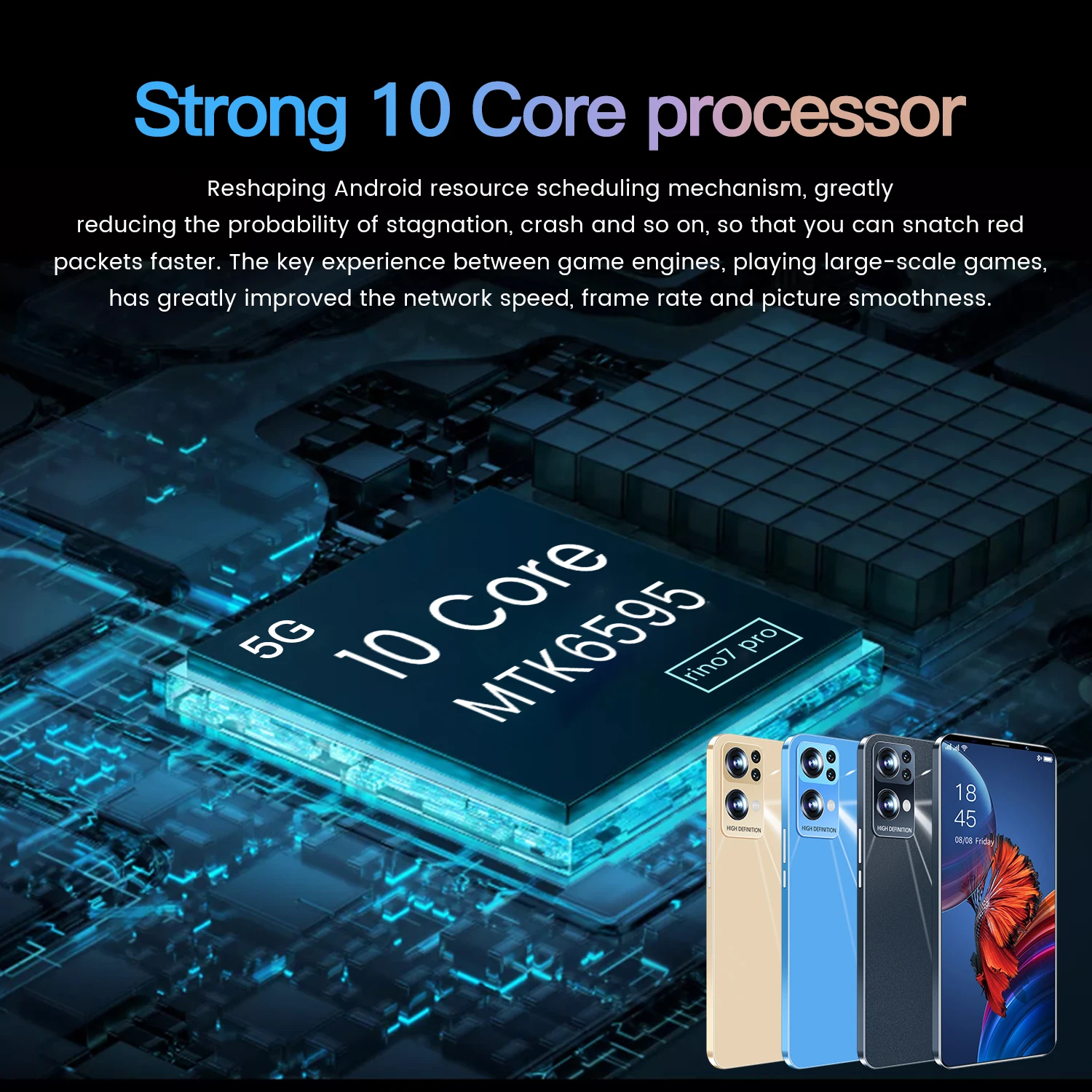 rino7 pro smartphone 2022 global version android 10 0 phone 2448mp 12gb 512gb phone 5 5 inch 4g 5g dual sim phone smartphone free global shipping