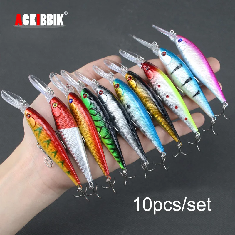 10 шт./комплект жесткие рыболовные приманки цветов