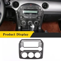 for mazda mx 5 2009 2014 soft carbon fiber car air conditioning switch panel sticker car interior accessories