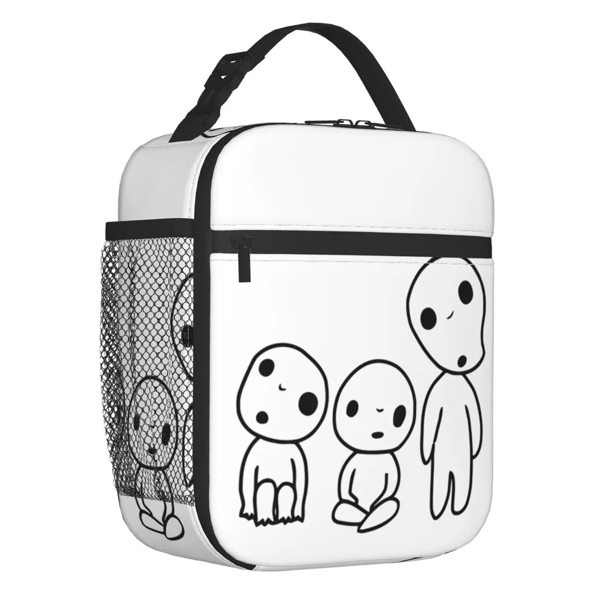 

Kodama Insulated Lunch Bag for Women Resuable Studio Ghibli Princess Mononoke Thermal Cooler Lunch Tote Beach Camping Travel