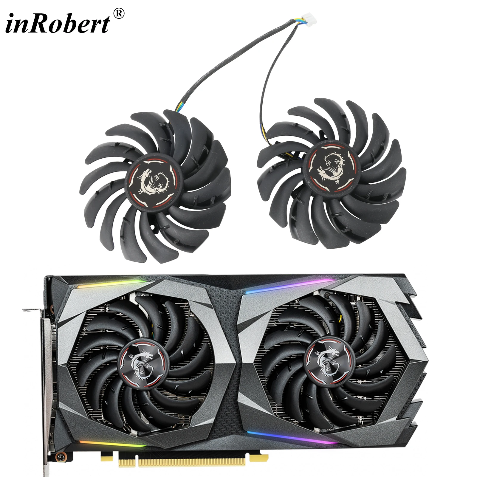 

Вентилятор для видеокарты MSI GTX 1650 1660 Ti, 12 В, а, 4 контакта