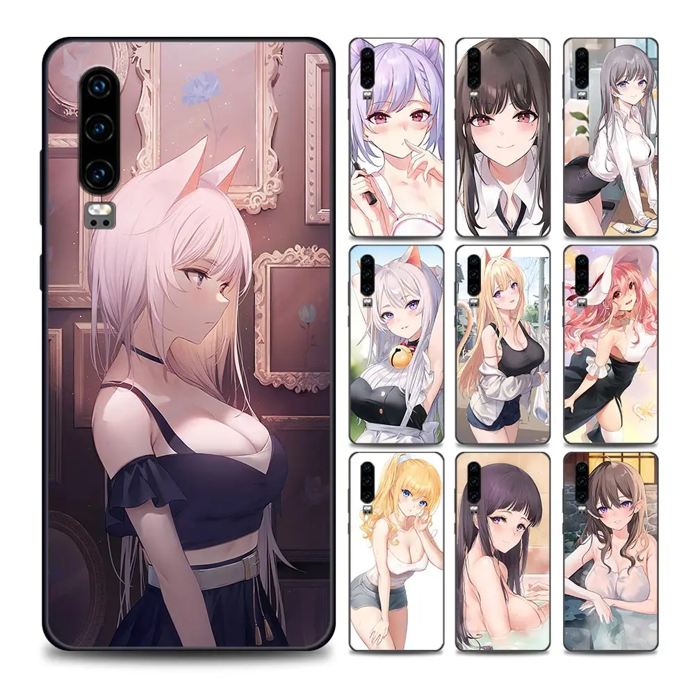 

Zerochan Anime-E Myo Phone Case for Huawei P10 Lite P20 Pro P30 Pro P40 Lite P50 Pro Plus P Smart Z Soft Silicone