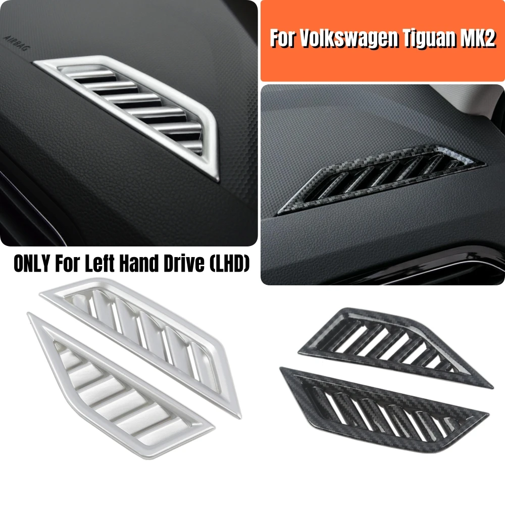 

For Volkswagen VW Tiguan MK2 2017-2020 Car Air Conditioning Outlet Covers interior Decoration Sticker Trim cover Accessories