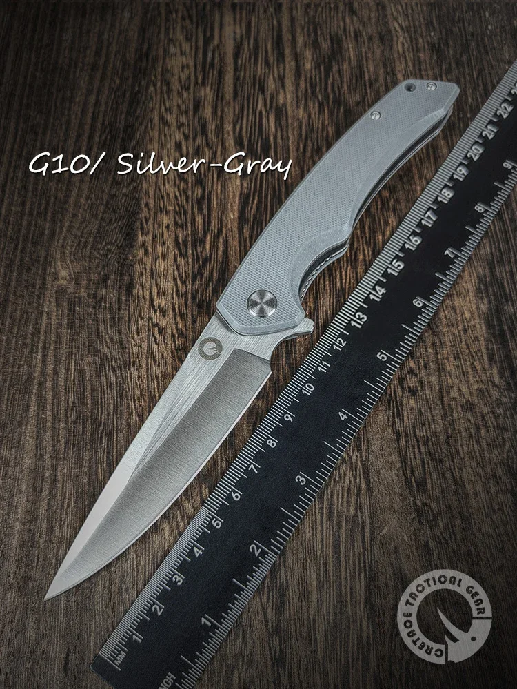 CRETACE Складной нож D2 FREMAN Series G10 EDC боевой карманный для самообороны