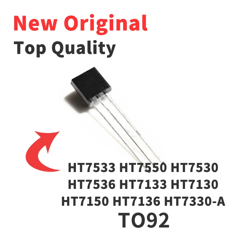 

100 PCS HT7533 HT7550 HT7530 HT7536 HT7133 HT7130 HT7150 HT7136 HT7330-A TO92 Chip IC New Original