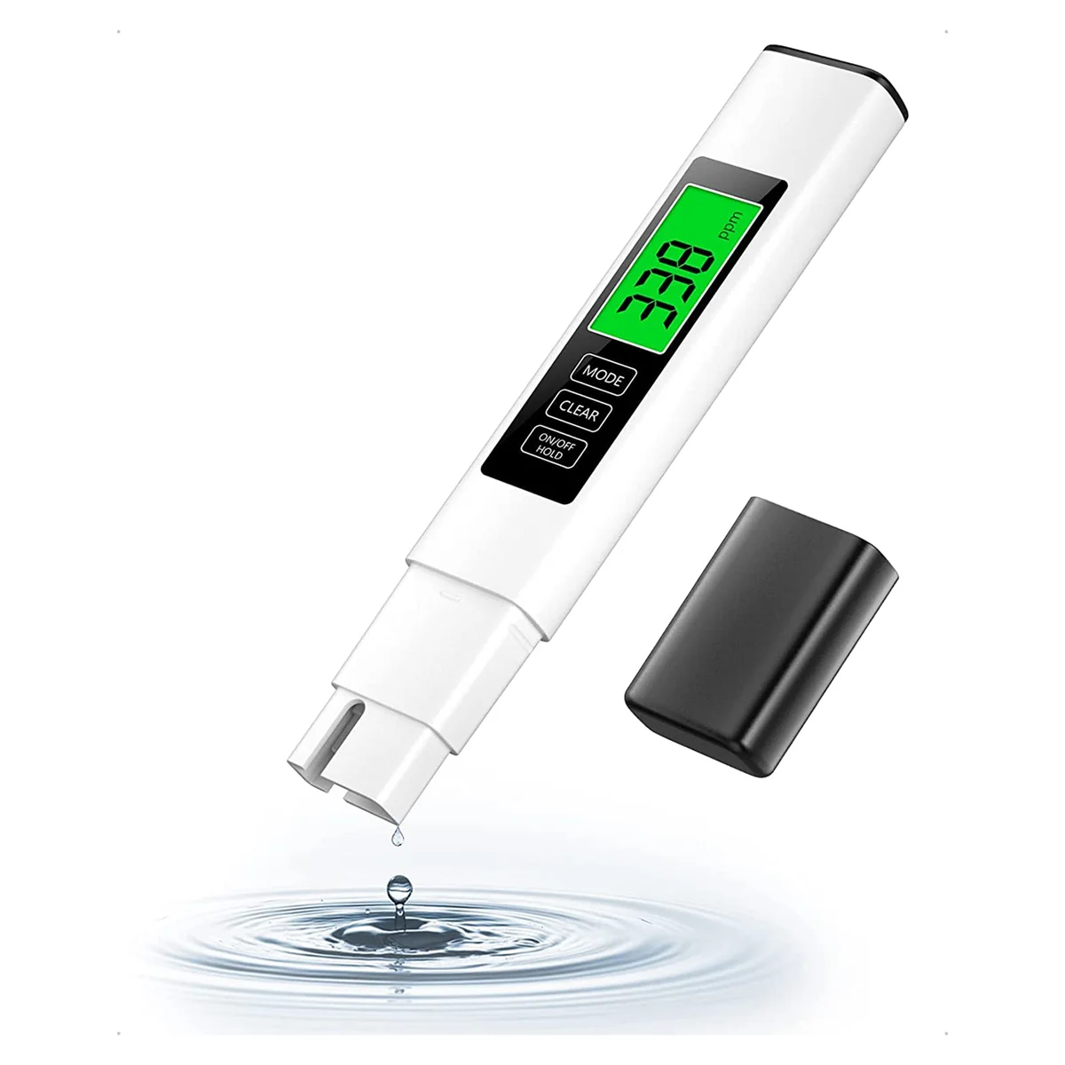 

Тестер качества воды TDS 3-в-1, высокоточный цифровой набор для тестирования питьевой воды, интегрированный