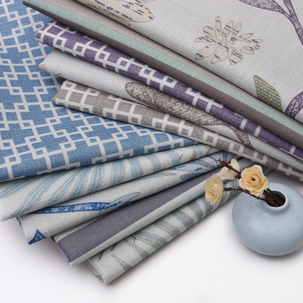 Ткань из хлопка и льна для мебели чехлов дивана скатерть шитья утолщенный