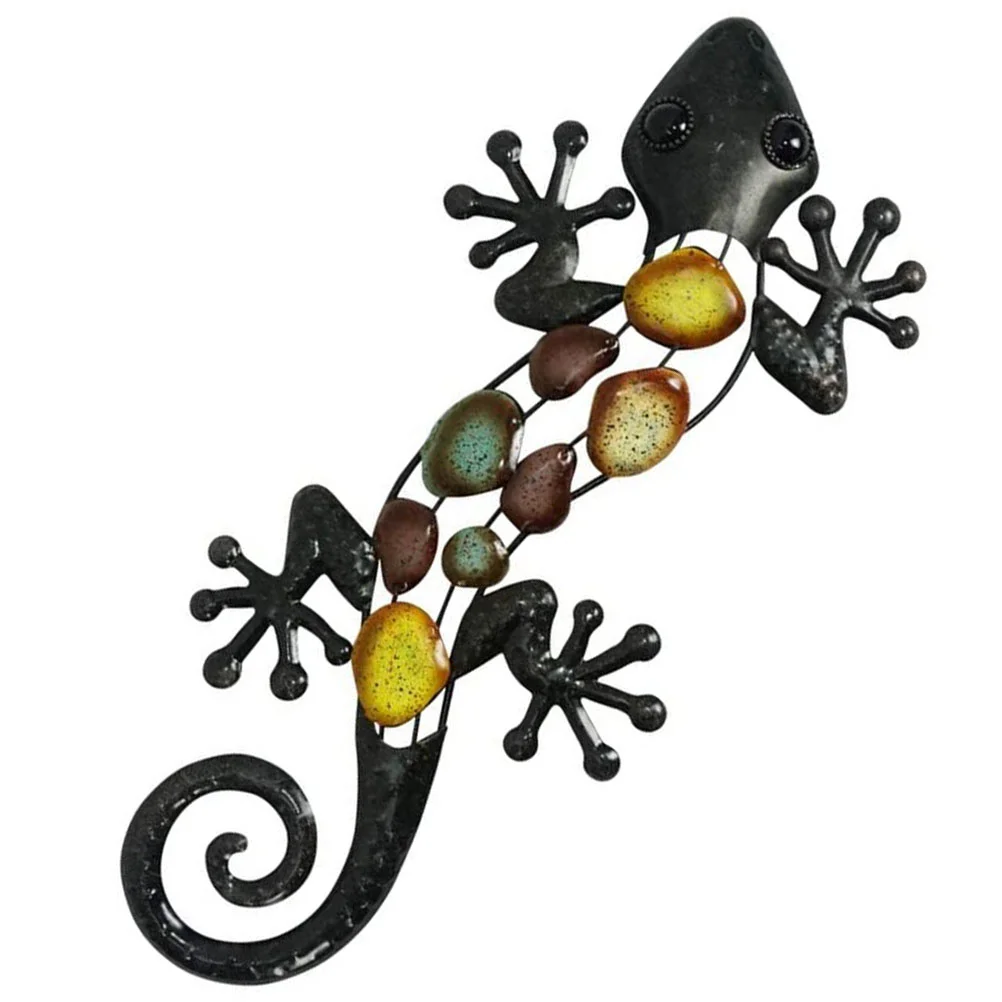 

Aesthetic Wall Decor Outdoor Statues Lizard Gecko Plaques Indoor Playpen Metal Decoraciones Para Salas Casa
